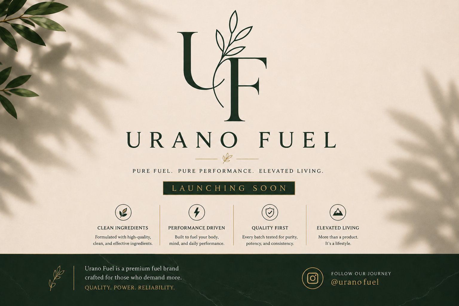 Urano Fuel Landing Page